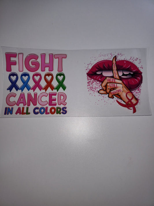 Cancer Ribbons 16oz